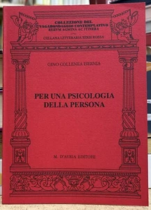 (Psicologia) G. Collenea Isernia - PER UNA PSICOLOGIA DELLA PERSONA - I EDIZIONE - Imagen 1 de 1