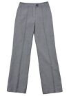 Strenesse Gabriele Strehle GRAY PANTS Women Straight Trouser Pintuck GB-6 US2
