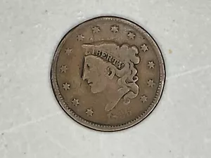 1836 Coronet Head Large Cent….w/free shipping - Picture 1 of 2
