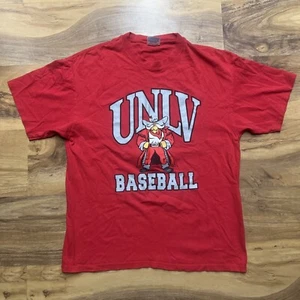Camiseta roja vintage años 90 UNLV Rebels talla grande 20x27 - Imagen 1 de 5