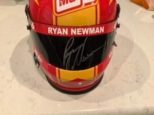 RYAN NEWMAN SIGNED RFR OSCAR MAYER FULL SIZE HELMET & CARD - Picture 1 of 14