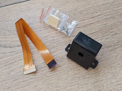 Boîtier en Plastique Noir pour Raspberry Pi Camera + Nappe incluse - Photo 1/2