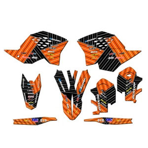 2008-2011 XCF-W RACE SERIES Orange Senge Graphics Kit Compatible with KTM - Picture 1 of 10