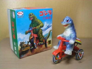 M1 Godzilla Tricycle Bullmark kaiju Soft Vinyl Figure Blue Purple Metallic Japan - Picture 1 of 9
