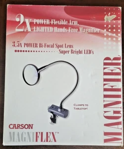 Carson Optical Magniflex Hands Free Tabletop Mounted Magnifier Cl-65 - Picture 1 of 3