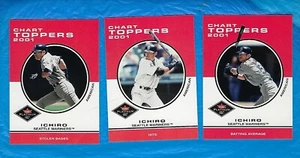 ICHIRO SUZUKI 2001 FLEER PLATINO CHART TOPPER + TEAM LEADER + STELLE SP GIAPPONESE - Foto 1 di 6