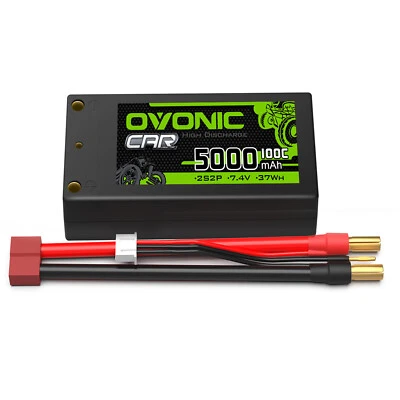 Ovonic 5000mAh 2S 7.4V Shorty LiPo Batería 100C para 1/10 RC Coche Carrera Buggy F110 Foto 1 de 4