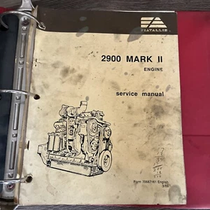 Fiat-Allis 2900 MARK II ENGINE SERVICE SHOP REPAIR MANUAL DIESEL GUIDE 70687161 - Picture 1 of 4
