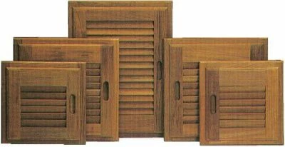 ROCA Lamellentür Teak Schranktür Teakholz Wohnmobil Yacht Boot versch. Größen
