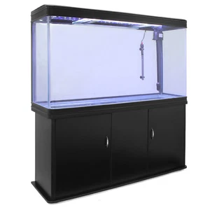 300 Liter Heimaquarium Aquarium mit Unterschrank 143.5cm H x 120.5cm B x 39cm T - Bild 1 von 11