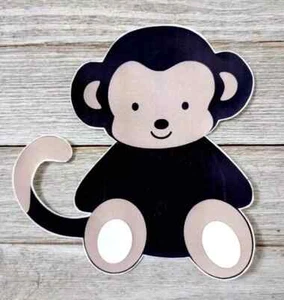 monkey jungle wall safe sticker animal 8.5 inch 1pc - Picture 1 of 2