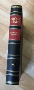 Jahrbuch 1997 der Brockhaus Enzyklopädie, 24 Bde, 19. Auflage, Cabra-Leder, Neu - Bild 1 von 5