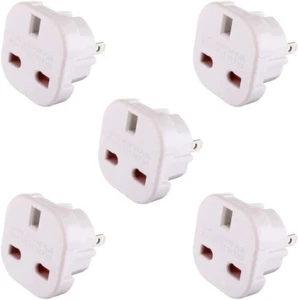 5 x UK to US Travel Adaptor for USA, Canada, Mexico, Thailand & More - Picture 1 of 5