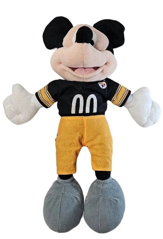 Mickey Mouse NFL Pittsburgh Steelers Plush Stuffed Animal Football 16" Cover