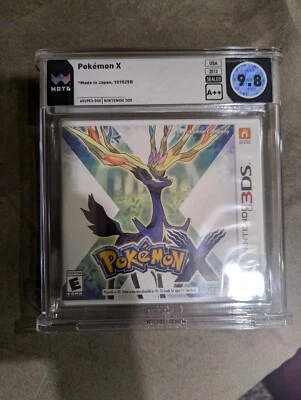 Pokemon X Nintendo 3DS 2DS Sealed New WATA Graded 9.8 A++ - Image 1 of 2