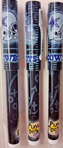 NFL Dallas Cowboys Ball Point Pens, NEW (Pack of 3) Cover