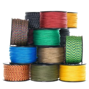 Micro Cord: 1.18mm Diameter 125 Feet Spool of Braided Nylon Cord for Beading DIY - Picture 1 of 46