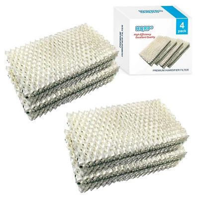 Paquete de 4 filtros de mecha humidificador HQRP para P/N IDYLIS 828413B002 para IHUM-10-140 Foto 1 de 4