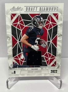 2024 Panini Absolute Draft Diamonds Drake London Atlanta Falcons Pick 8 *3 - Bild 1 von 2