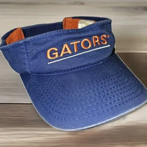Y2K Florida Gators Visor Blue Orange Adjustable OSFM Retro NCAA UF College SEC - Picture 1 of 9