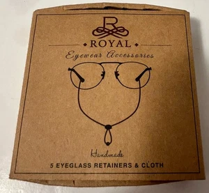 Gafas Royal 4 Correas Hechas a Mano Cuero Accesorios ¡Nuevo! - Imagen 1 de 5