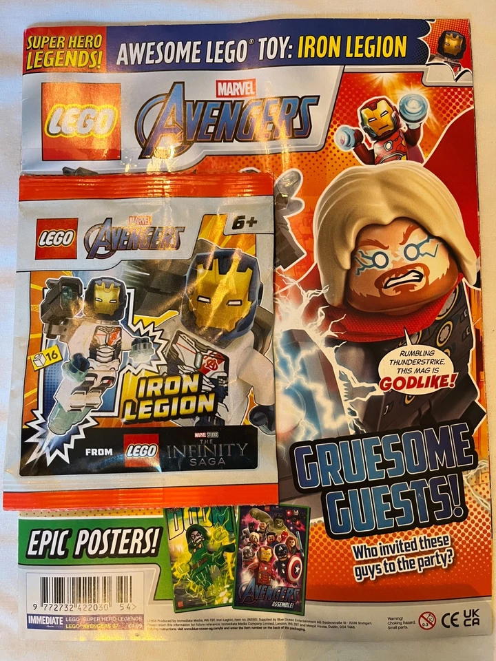 LEGO Avengers Magazine #27 ~ Iron Legion 242501  *Super Hero Legends* - Image 1 of 1