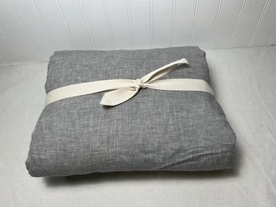 Funda nórdica Pottery Barn lino belga, completa/reina Flagstone Foto 1 de 4