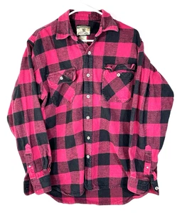 Camisa de franela grande Field & Stream para hombre manga larga con botones doble bolsillo - Imagen 1 de 12