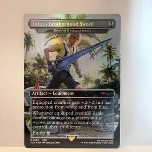 MTG - Tidus's Brotherhood Sword - Foil - Final Fantasy Secret Lair - Magic - Picture 1 of 3