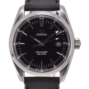Reloj de cuarzo para hombre OMEGA Seamaster Aqua Terra 2518,50 fecha esfera negra R#138510 - Imagen 1 de 10