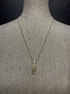 Sterling Pendant on 24” Non-Sterling Chain #4753 - Picture 1 of 4