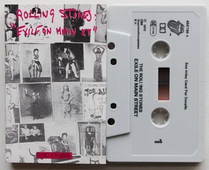 ROLLING STONES - EXILE ON MAIN ST (4501964) 1989 UK CASSETTE TAPE REISSUE TULIP - Picture 1 of 3