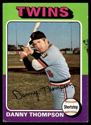 1975 Topps Danny Thompson Minnesota Twins #249 - Image 1 of 2