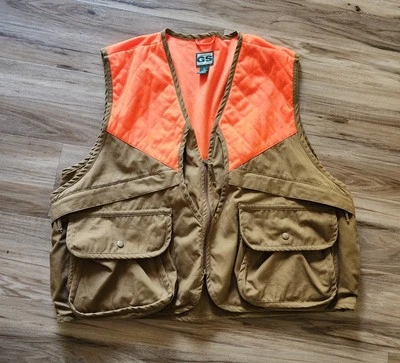 Guide Series Hunting Tactical Field Vest  Sz XL Cargo Pockets Orange Tan - Image 1 of 4