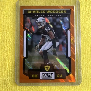 2023 Score Charles Woodson Orange Lava #142 - Imagen 1 de 2