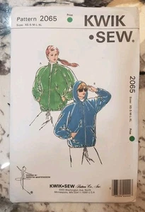 Kwik Sew 2065 Sewing Pattern For Womens Hooded Jacket Sizes XS-XL - Picture 1 of 2