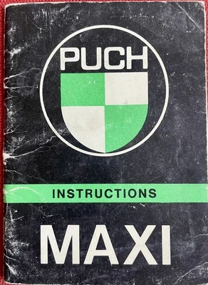 Puch Maxi Original Factory Owners Operating Manual / Handbook From A 1979 Moped - Image 1 of 4