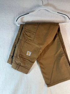 CARHARTT CARPENTERS CARGO PANTS 100% COTTON UNWORN YOUTH SIZE 12 26X25 HH - Picture 1 of 17
