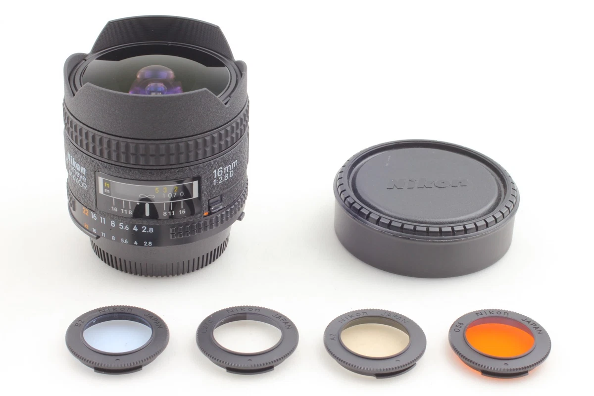 Nikon Fisheye-NIKKOR 16mm Focal f/2.8 Camera Lenses for sale
