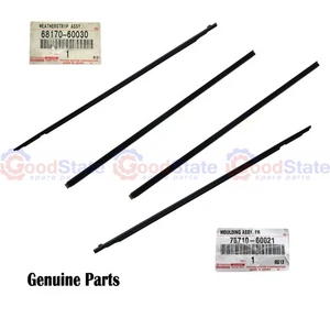 Genuine Lexus LX450 FZJ80 Front Door Outer & Inner Moulding Kit - Picture 1 of 9