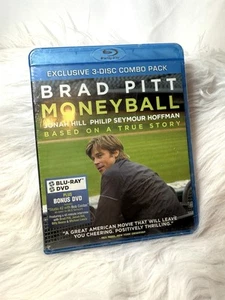 Brand New Sealed Moneyball Blu-ray 3x Disc Xombo Pack Set Brad Pitt Jonah Hill - Picture 1 of 3