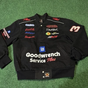 VTG JH Design Dale Earnhardt Goodwrench Service Plus NASCAR Jacket Sz S - Picture 1 of 17