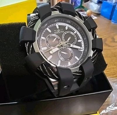 Nuevo Amortiguador Perno Modelo 47834 Cuarzo Negro Rayo de Sol Barrido Segundo 50mm Multifunción Foto 1 de 4