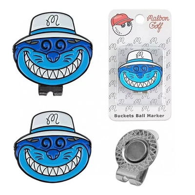 Marcador de pelotas de golf Malbon x Bettinardi Fat Cat, con clip magnético Foto 1 de 3