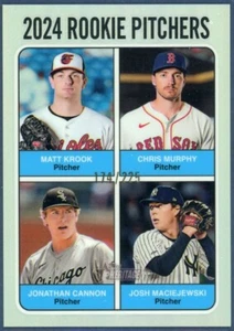 2024 Topps Heritage High Number Chrome Silver Quad RC Parallel #616, 174/225 - Picture 1 of 2