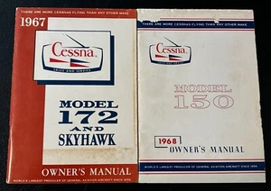 Cessna 1967 Model 172/Skyhawk + 1968 Model 150 Original Aircraft Owner's Manuals - Picture 1 of 17