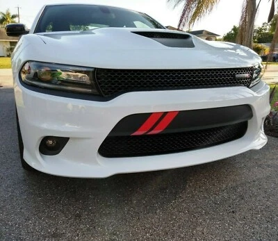 Custom Hash Stripes for Dodge Charger Front Bumper 2015-2019 392 - Image 1 of 4
