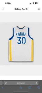 Golden State Warriors Stephen Curry Autographed Custom White Jersey JSA COA NEW - Picture 1 of 4