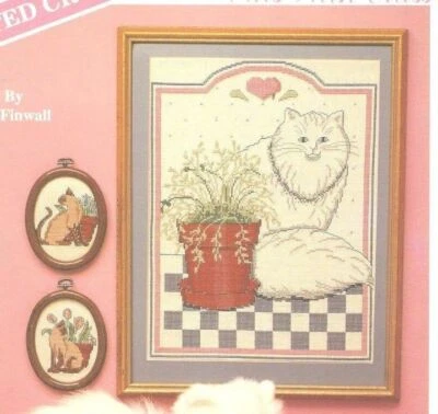 CROSS STITCH BANAR DESIGNS Cats Class Counted Pattern  Book Only - Image 1 of 2
