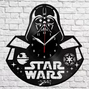 Star Wars Darth Vader Vinyl Record Wall Clock Original Gift Handmade 12'' 133 - Picture 1 of 12